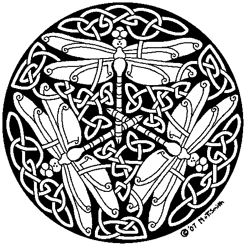 Wild Ravens - Dragonfly, Knotwork Meaning